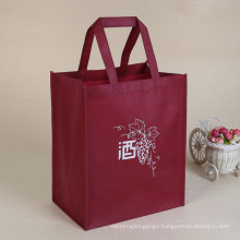 PP Non Woven Bag Custom Print Wine Bag PP Gift Tote Shopping Bag